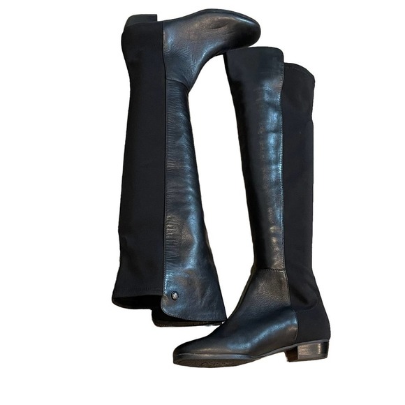 Vince Camuto Karita Tall Riding Boots Block Heel Black Women's Size 6.5M - Picture 8 of 11